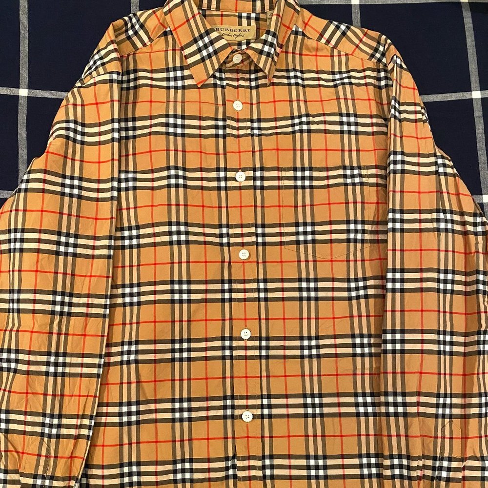 Burberry Dress Shirt | Adult Small, No Stains